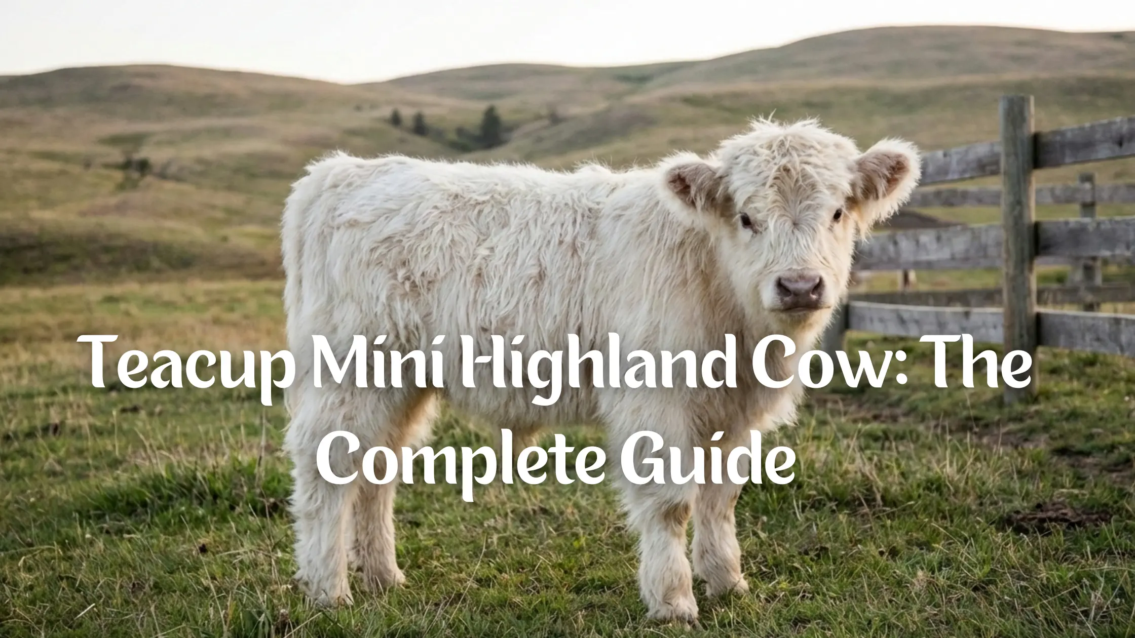 Teacup Mini Highland Cows Complete Guide